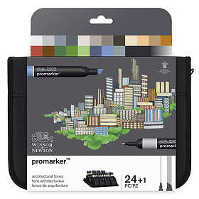 Promarker Architectural Tones Wallet 24-set