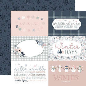Echo Park Papper Winterland 6x4 Journaling Cards