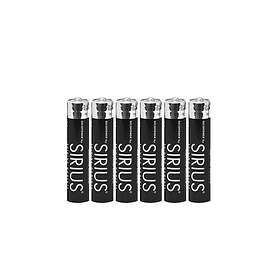 Sirius DecoPower AAAA batterier 6st/set (Sort)
