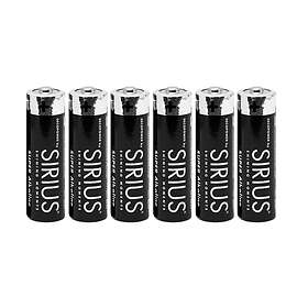 Sirius DecoPower AA batterier 6st/set