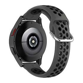 Inskal Universal smartwatch tvåfärgad silikonrem (20 mm) mörkgrå