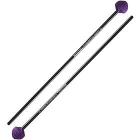 Innovative Percussion F4 HARD VIBRAPHONE MALLETS PURPLE CORD BIRCH