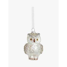 John Lewis Winter Fairytale White Owl Bauble