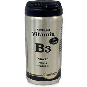 Camette B3 Vitamin Niacin 400mg 90 Tabletter