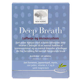 New Nordic Deep Breath 60 Tabletter