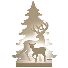 Nordic Winter Christmas Decoration 3D Led With Reindeer 780-550