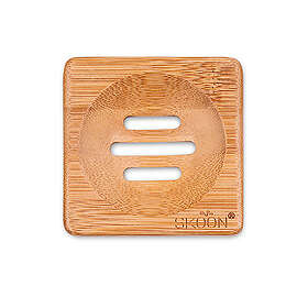 Skoon Bamboo Soap Box Square