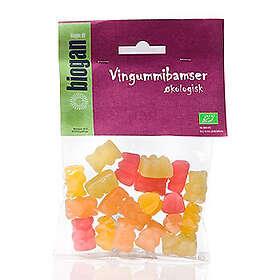 Biogan Gummibjörnar Utan Gelatin Eko 75g