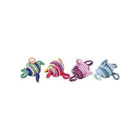Boll Kattleksak med öglor & rassel 2 pack