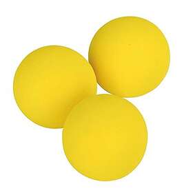 Kerbl Kattleksaker Gula bollar 3-pack