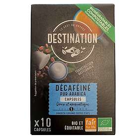 Destination Kaffecapsules Caffeine Free för Arabica 100% Nespresso EKO 55g