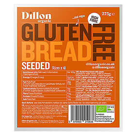 Dillon Organic Glutenfritt bröd med frön (skivat) Ø 150ml