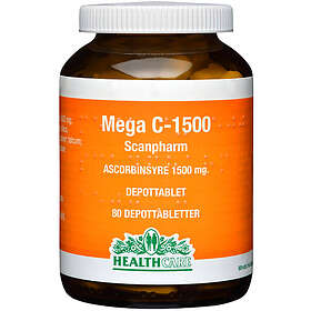 Health Care Mega C 1500 Mg 80 Tablets