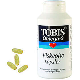 Tobis Fiskaolja Omega 3 1000 mg 120 Kapsler