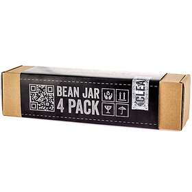 Comandante Bean Jar 4 Pack. ofärgat glas