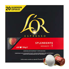 Nespresso L'OR Splendente XL till . 20 capsules