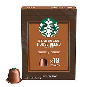 Nespresso Starbucks Lungo House Blend till . 18 kapselit
