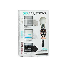 SPASCRIPTIONS Clay And Gel Face Mask Set 3 x 50ml