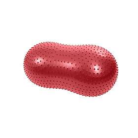 Kruuse Balanskudde Physio Tactile Peanut Röd 60 cm