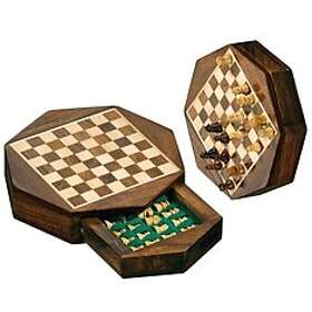 Octagon Travel Chess Set (10mm)