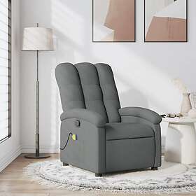 vidaXL Hierontatuoli mörkgrå tyg 371740