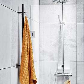 Alterna Handdukstork Rod 1515 mm Svart, Effekkt 20W 8754395