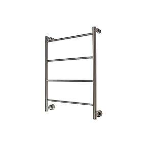 Krom LH Handdukstork Prato Prato, borstad svart PRATO50067EH-BB