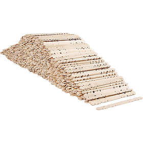 Creativ Company Konstruktionspinnar 1 Förp Konstruktionspinnar, L: 11,4 cm, B: 10 mm, 1000 st./ förp. 57997