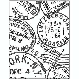 Creativ Company Embossingfolder Stämplar Stl 11x14 cm 1 st Embossingfolder, stämplar, stl. cm, tjocklek 2 mm, s 11767