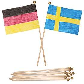 ABA Skol Flaggstänger I Trä 12 st i trä 2471603