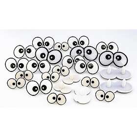 ABA Skol Ögon Med Fäste 25 Par med fäste par 2471649