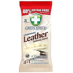 Shield Green Conditioning Leather Wipes 70 PCS