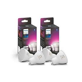 Philips Hue White and Color Ambience 4,3W GU10 4-pack