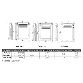 Oem Marine White Step Stainless Steel Ladder Durchsichtig