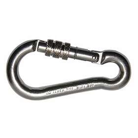 Kong Italy Screw Closure Carabiner Silver 12 x 120 mm