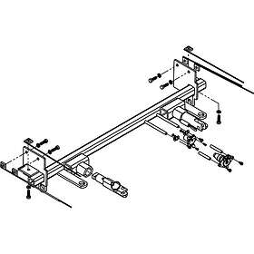 Nautilus Blue Ox Lincoln Tow Bar Base Plate Support Grå