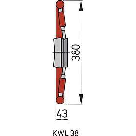 Vetus Ring Kw Mahogany Wheel Rudder Brun 550 mm