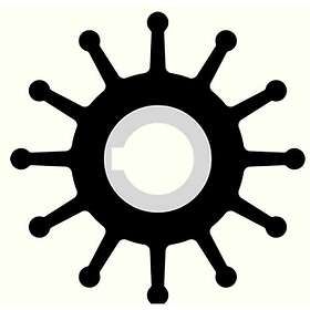 Sherwood Remplacement Impeller Kit Svart 57 mm