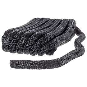 Seachoice Double Braid Dock Rope 7,6 M Svart 3/4´´