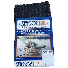 Sea-dog Line Twisted Nylon 6m Svart 10 mm
