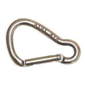 Kong Italy Asymmetric Carabiner Silver 12 x 120 mm