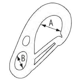 Wichard Safety Carabiner Silver 50 mm