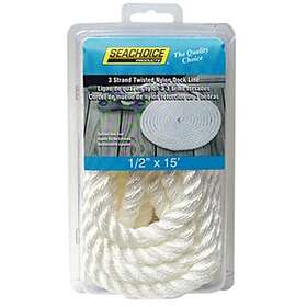 Seachoice Dock Line 3 Strand Braided Nylon Rope Vit 19 mm x 9.1 m