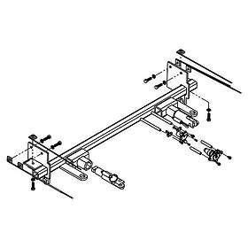Blue Ox Ford F-250/f-350 Tow Bar Base Plate Support Silver