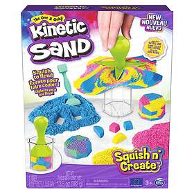Sable magique kinetic pour enfant avec bac outils et moules