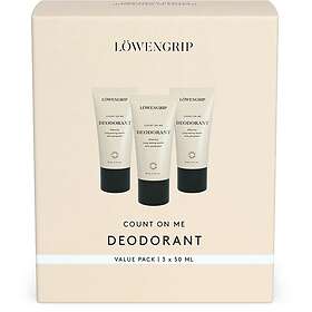 Löwengrip Count On Me Deodorant Value Pack 3 x 50ml