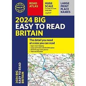 2024 Philip's Big Easy to Read Britain Road Atlas