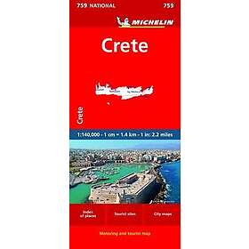 Crete Michelin National Map 759