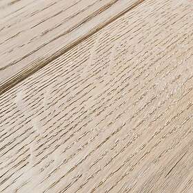 Baseco Trägolv Massiv Ek Antik Vit Rustik, (20x160mm)