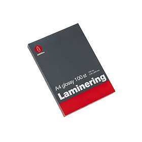 AllOffice Lamineringsficka Glossy 2x125mic A4